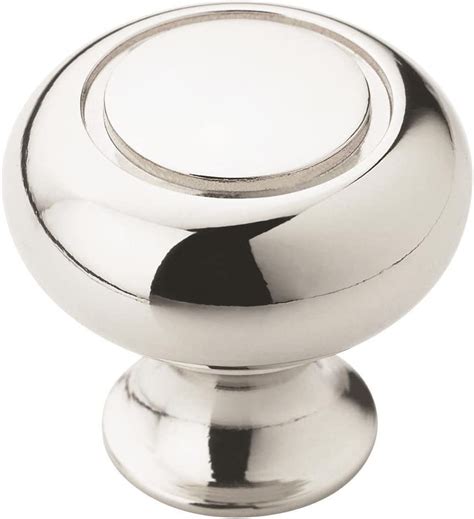 Amerock Bp5301126 Allison Value 1 1 4 32mm Dia Knob Polished Chrome Knobs Amazon Canada