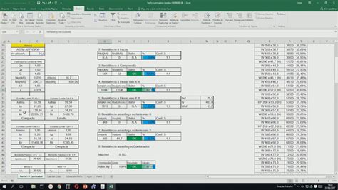 Planilha Autom Tica Para C Lculo De Estruturas Met Licas Perfis