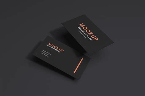 Black Business Card Mockup (2774483)