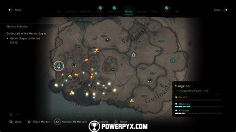 Assassin S Creed Valhalla Vangrinn Artifact Locations