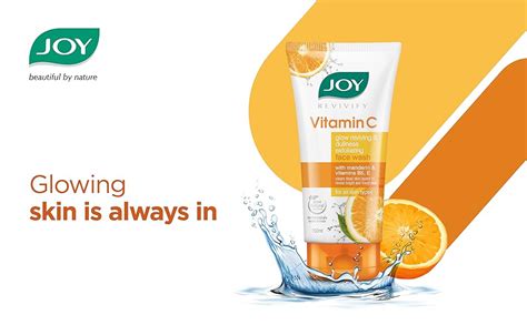 Joy Revivify Vitamin C Face Wash Glow Reviving And Dullness