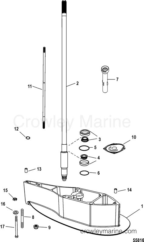 Driveshaft Housing Extension Kit Command Thrust Outboard