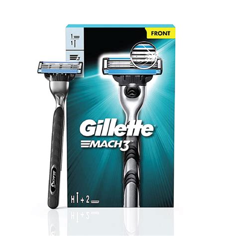 Buy Gillette Mach Razor Pack Handle Cartridges Razor Pack