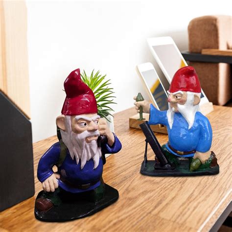 Buy Gnomes Decor Statue Funny Garden Gnomes Figurines Resin Cartoon