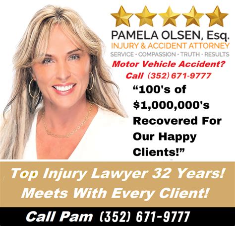 Personal Injury Attorney The Villages FL | Pam Olsen Law