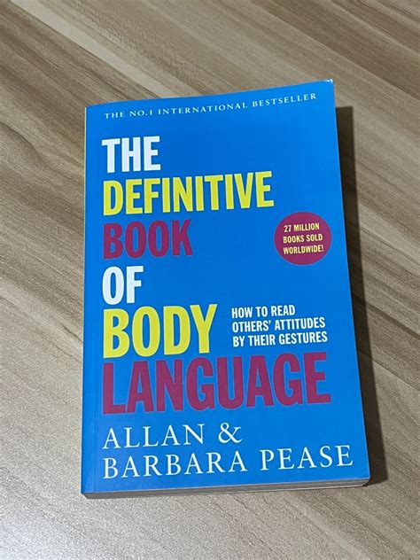 The Definitive Book Of Body Language By Allan Barbara Pease Hobbies