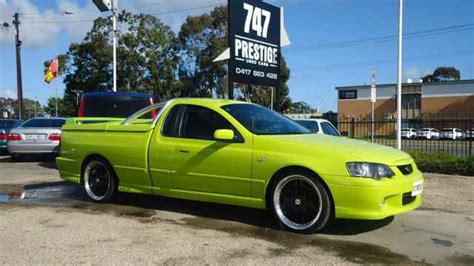 2004 Ford Falcon Ba Mkii Xr6 Yellow Devil 5 Speed Manual Utility Cars