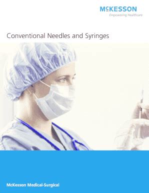 Fillable Online Conventional Needles And Syringes Fax Email Print