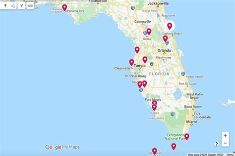 Map Of Florida State Parks With Rv Camping Almire Marcelia