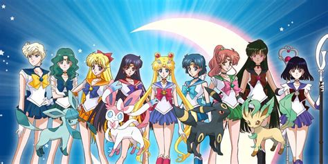 Pokémon Cosplay Puts Eevee Evolution Spin On Sailor Moon Characters