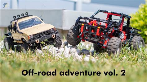 Off Road Adventure Vol 2 Custom Lego Rc Pickup And Wpl C14 Kit Rc Truck Youtube