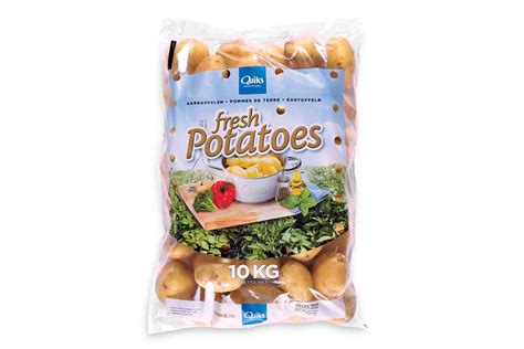 Grand Emballage De Pommes De Terre Quiks