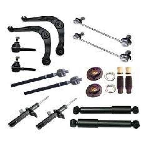 Kit Suspensão Amortecedor Bandeja Bieleta Peugeot 206 207 Escorrega o