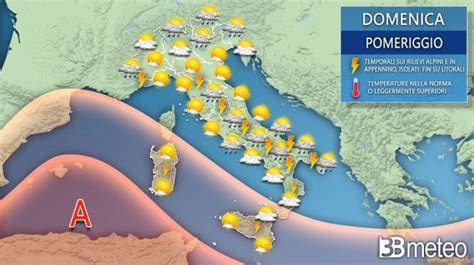 Meteo Domenica E Cronaca Prossime Ore Con Nuovi Forti Temporali Ecco