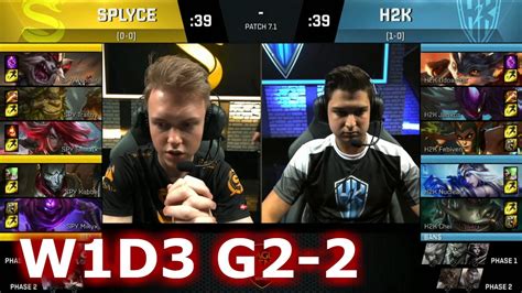 Splyce Vs H K Gaming Game S Eu Lcs Spring Week Day H K