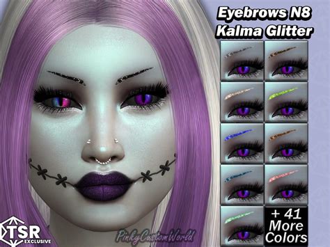 The Sims Resource Eyebrows N8 Kalma Glitter