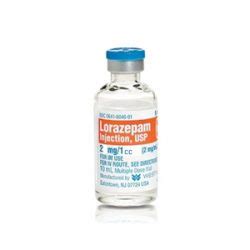 Ativan Lorazepam Mg Cc Cc Vial Sbh Medical Worthington