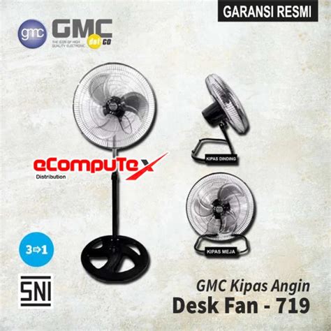 Jual Kipas Angin Gmc Desk Fan In Inch Swing Baling Besi