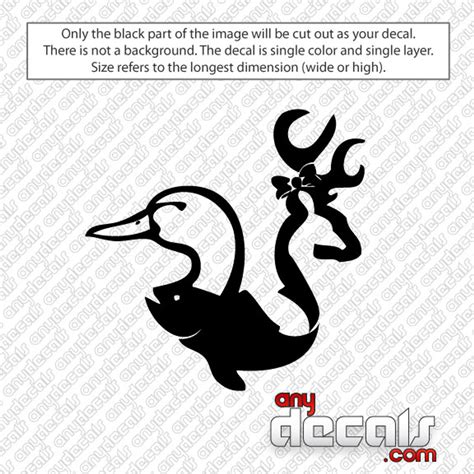 Car Decals - Car Stickers | Hunting Fish - Duck - Deer Car Decal ...