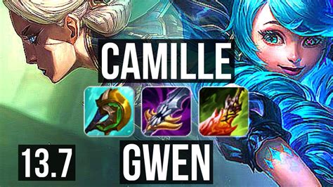 Camille Vs Gwen Top 7 Solo Kills 12 2 6 700 Games Legendary