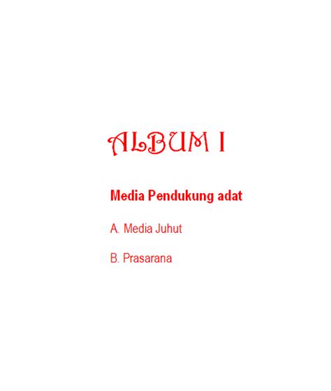 Album I PARRAMBUAN ADAT BATAK DALIHAN NATOLU