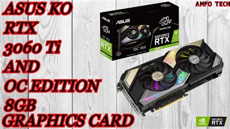 ASUS KO GeForce RTX 3060 Ti V2 OC Edition 8GB GDDR6 57 OFF