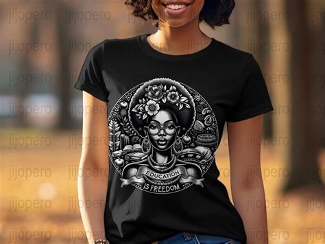 Black History Month PNG, African American Woman Art, Digital Download, Empowerment Illustration ...