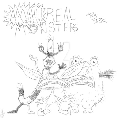 Aaahh Real Monsters By Xdzax On Deviantart