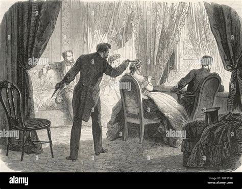 Abraham Lincoln 1809 1865 Is Assassinated By John Wilkes Booth At Fords Theatre Washington