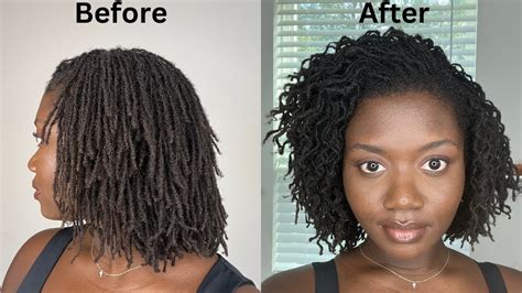 How To Get Voluminous Curls Locs Microlocs Step By Step Youtube