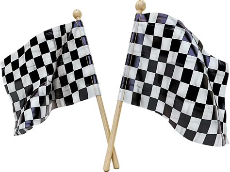 Two Crossed Racing Checkered Flags 46336857 Png