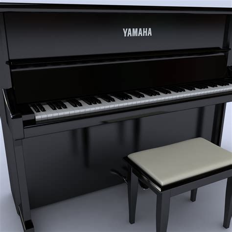 3d piano keyboard instrument model