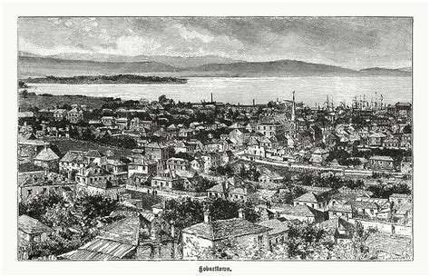 Historical view of Hobart; Tasmania Our beautiful Wall Art and Photo Gifts include Framed Prints ...