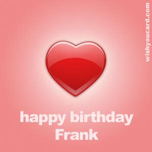 Happy Birthday Frank Free e-Cards