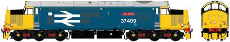 Accurascale Acc230837409dcc Br Class 37 4 37409 Lord Hinton