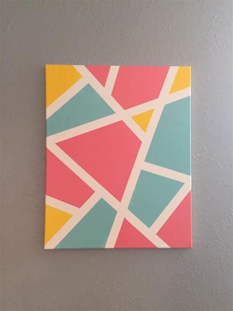 Artikel ähnlich wie Original Acrylic Geometric Art auf Etsy Arte