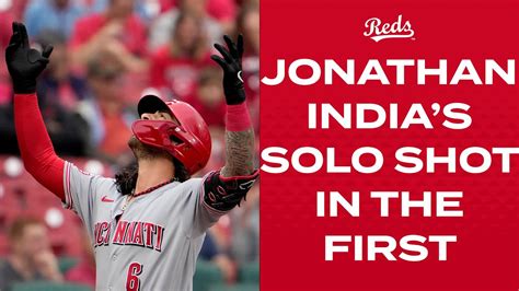 Jonathan India S Solo Home Run Puts The Reds On The Board YouTube