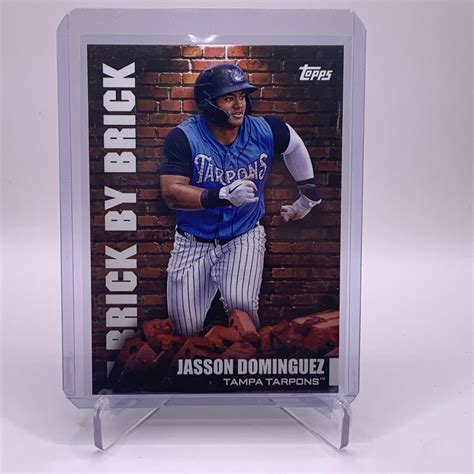 Topps Pro Debut Brick By Brick Bb Jasson Dominguez Rc Ebay