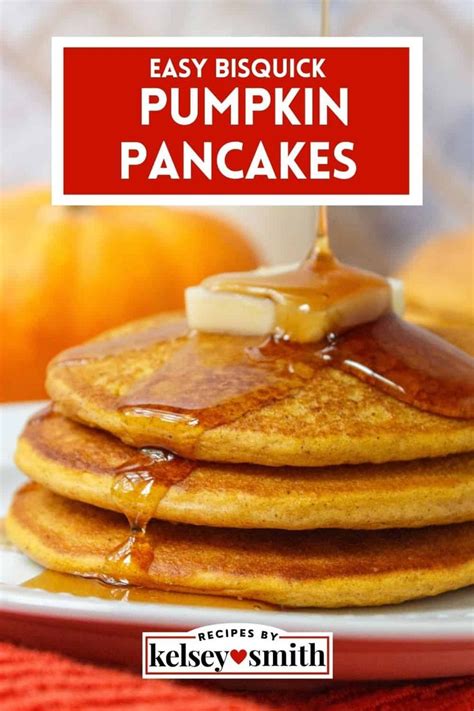 Easy Bisquick Pumpkin Pancakes Recipe Pumpkin Pancakes Bisquick