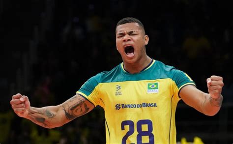 Seleção brasileira masculina de vôlei passeia contra ColômbiaSeleção