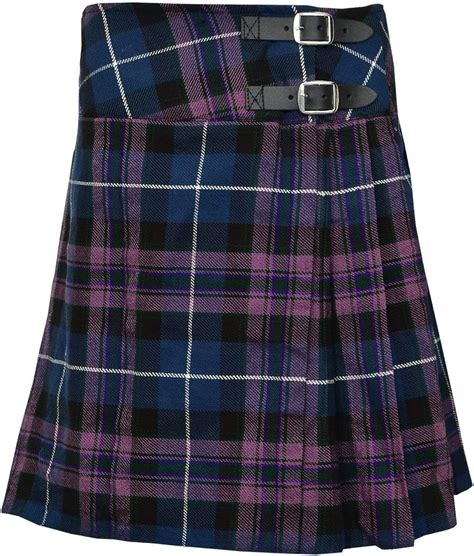 Ladies Knee Length Kilt Skirt 20 Length Tartan Pleated Kilts Pride