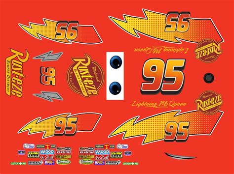 Lightning Mcqueen Car Stickers