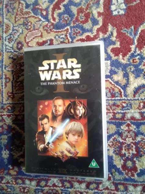 STAR WARS THE Phantom Menace Vhs Video Big Box Ex Rental Freepost 4 99