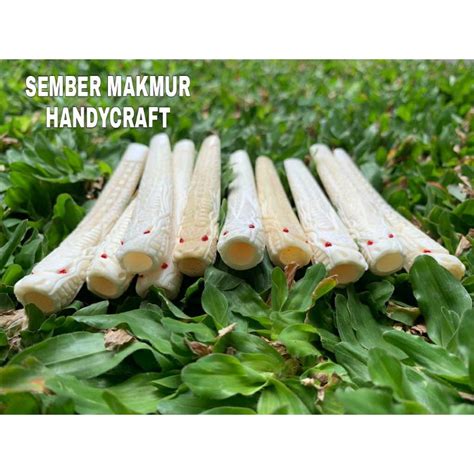 Jual Once Tulang Sapi Ukir Naga Pipa Rokok Once Cangklong Tulang Sapi