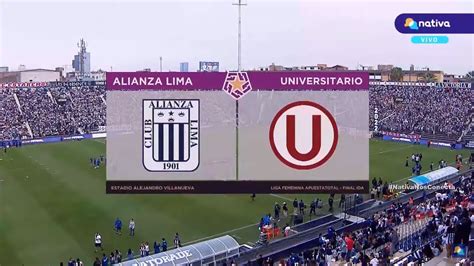 Alianza Lima 1 0 Universitario Final Ida Liga Femenina