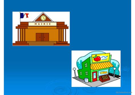 la ville Français FLE powerpoints