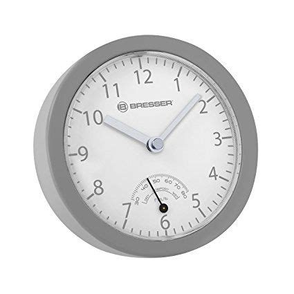 Bresser Wall Clock Mytime Bath Grey Wall Clock Clock Wall