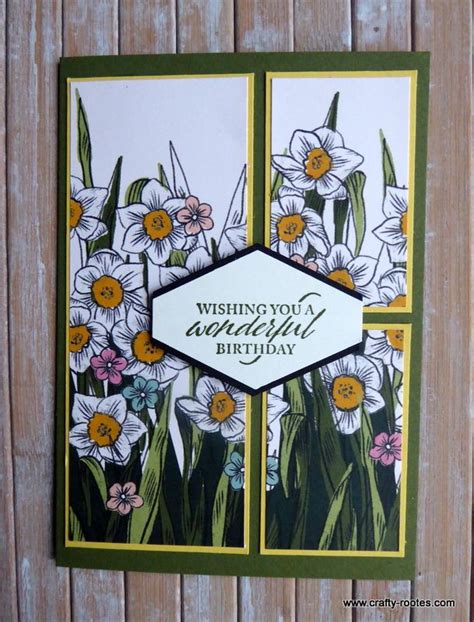 Daffodil Classes Crafty Rootes In Daffodils Thanks Card Cards