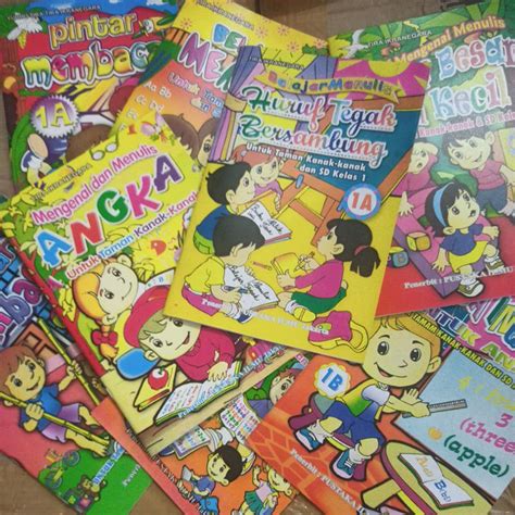 Jual Buku Anak Tk Paud Dan Sd Pintar Membaca Belajar Membaca Matematika Berhitung