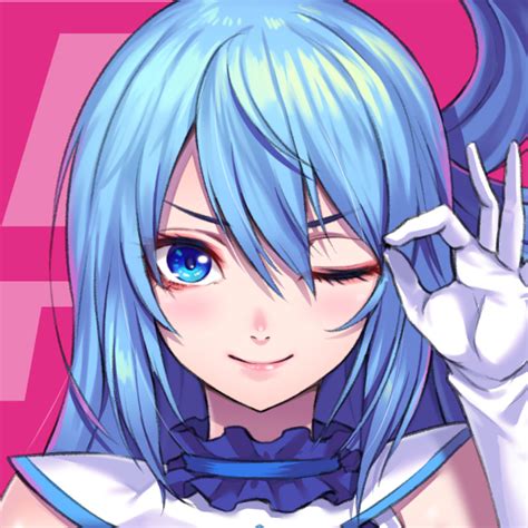 Safebooru 1girl Aqua Konosuba Bangs Bare Shoulders Blue Eyes